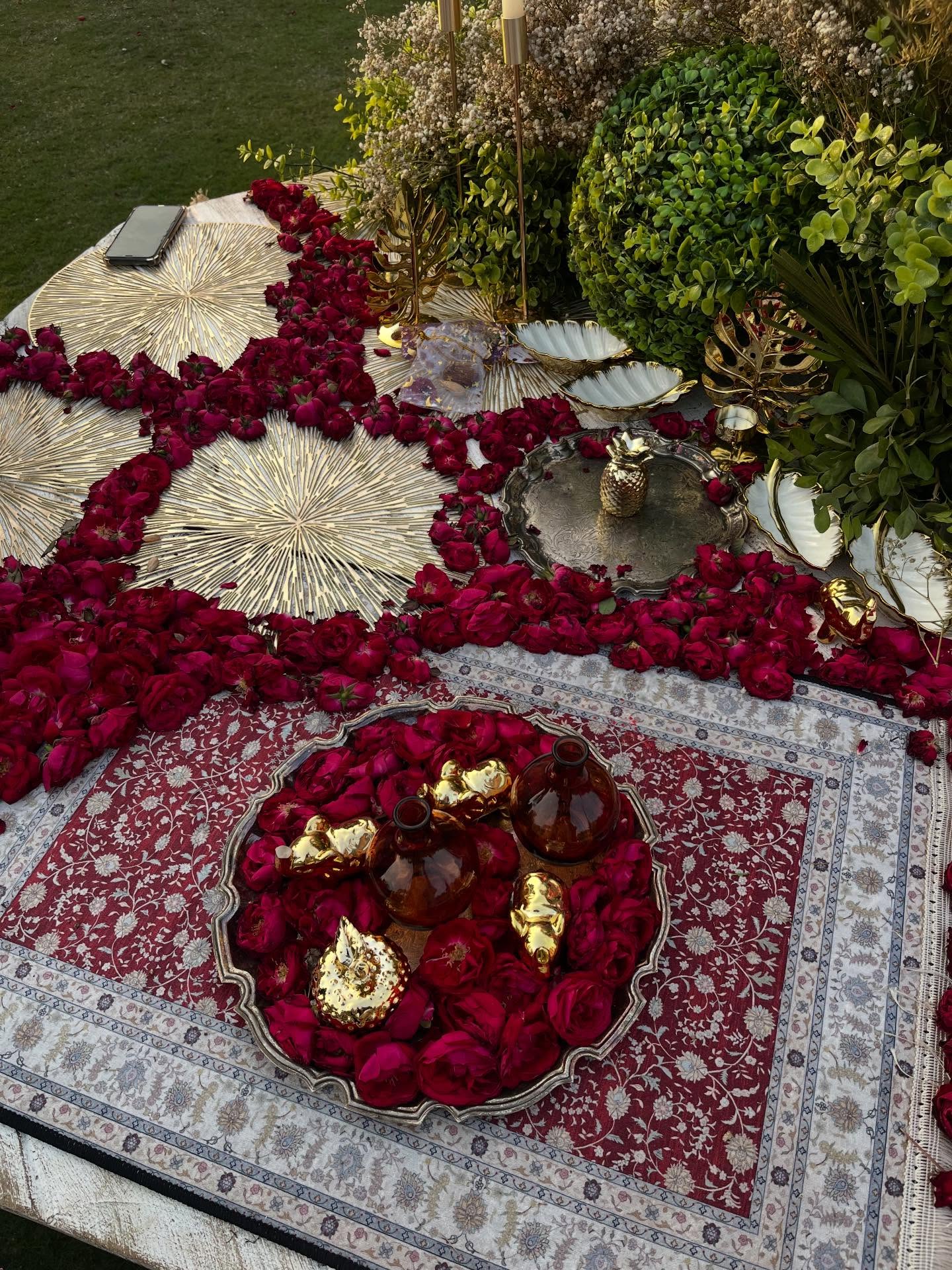 Reception decor
